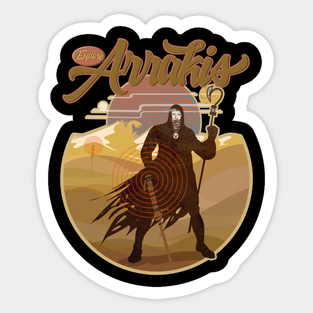 Explore Arrakis Sticker by PalmGallery